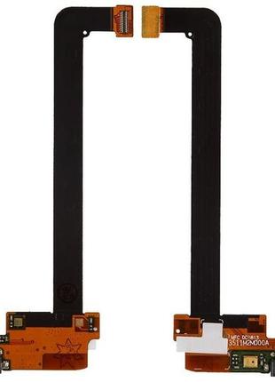 Шлейф xiaomi mi2a мікрофона, конектора заряджання, з компонентами