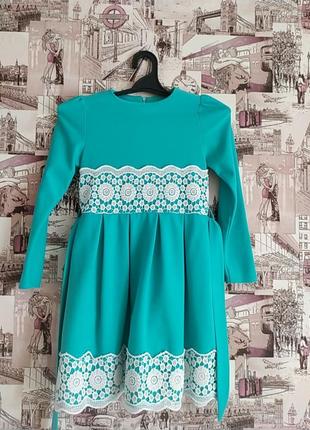 Трикотажное платье