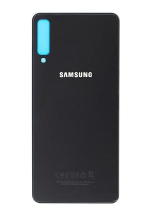 Задня кришка samsung a750, a7 2018 чорний