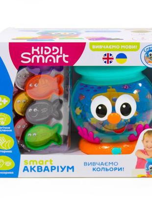 Интерактивная обучающая игрушка smart-аквариум kiddi smart 207659 украинский и английский9 фото