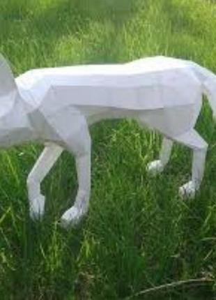 Paperkhan конструктор из картона лиса лисица пазл оригами papercraft 3d фигура развивающий набор антистресс1 фото