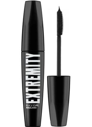 Туш для вій "екстремальне підкручування" quiz cosmetics extremity curl mascara 9 мл