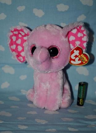 Фірмовий новий очі симпатяга м'яка плюшева іграшка слоник слон ty