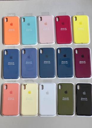 Распродажа! чехлы на iphone xr silicone case с закрытым низом чехол для айфон