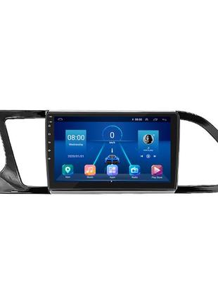 Штатна магнітола 9" lesko для seat leon iii 2012-2016 4/64gb/4g/ wi-fi/carplay premium сіат шт.