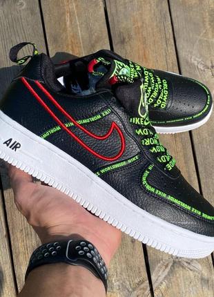 Nk - 032 nike air force 1 low worldwide black✅