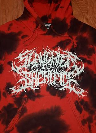 Мужская уникальная кофта худи в стиле тай дай с большим лого