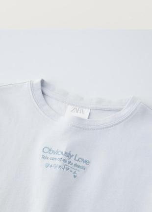 Дитяча футболка zara 6-7 років2 фото