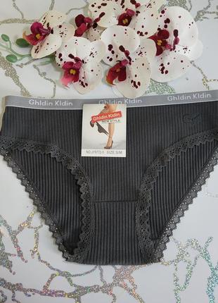 Женские трусики в рубчик