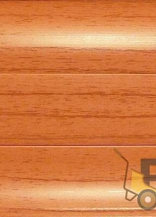 Плинтус напольный пластиковый ропраж 612 вишня дикая 22х58х2500