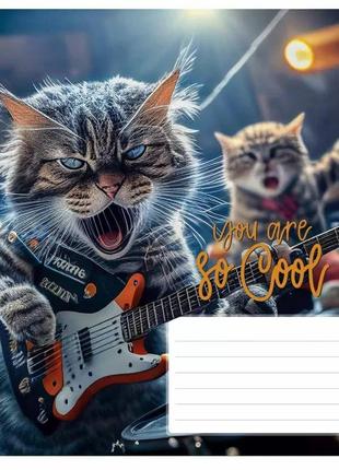 Тетрадь ученическая "you are so cool" 012-3241l-4 в линию, 12 листов