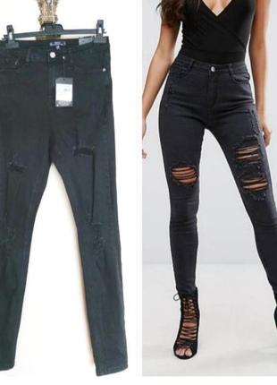 Нові джинси штани скінні,рванки,missguided