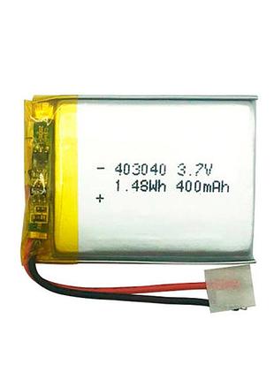 Аккумулятор 403040 li-pol 3.7в 400мач для rc моделей dvr gps mp3 mp4  гарантія!