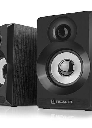 Акустическая система real-el s-200 usb black  гарантія!