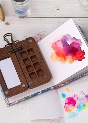 Подарунковий набір для малювання аквареллю блокнот для графіки, скетчбук, художній...