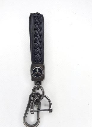 Брелок до ключів плетений з карабіном mitsubishi  гарантія!