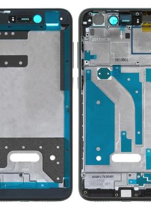 Рамка дисплея huawei p8 lite (2017), honor 8 lite 2017, nova lite 2016, gr3 2017 чорна