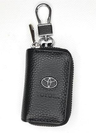 Чохол до ключів плетений з карабіном toyota  гарантія!