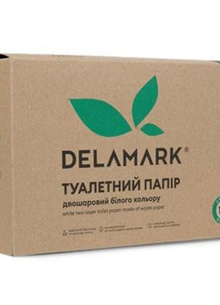 Туалетная бумага delamark 2 слоя 150 отрывов 6 рулонов (4820152331045)  гарантія!