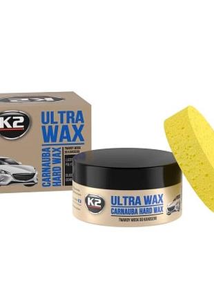 Автополироль k2 ultra wax з губкою 250 г (k073)  гарантія!
