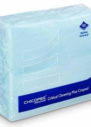 Салфетки katun veraclean critical cleaning wiper turquoise 50шт chicopee (48859)  гарантія!