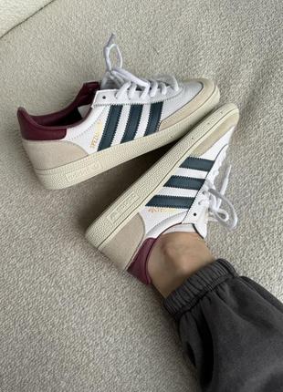 Кроссовки adidas ef5402 spezial white/beige/red9 фото