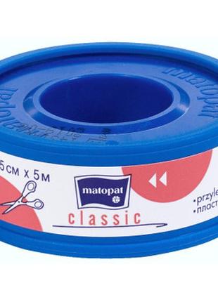 Пластир медичний matopat classic 1.25 см x 5 м (5900516897284) гарантія!