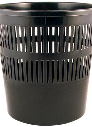 Корзина для бумаг delta by axent plastic, black (d4007-01)  гарантія!