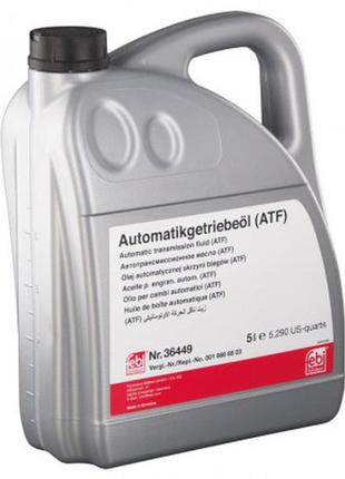 Трансмиссионное масло febi atf 5л red (36449fe)  гарантія!