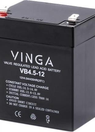 Батарея к ибп vinga 12в 4.5 ач (vb4.5-12)  гарантія!