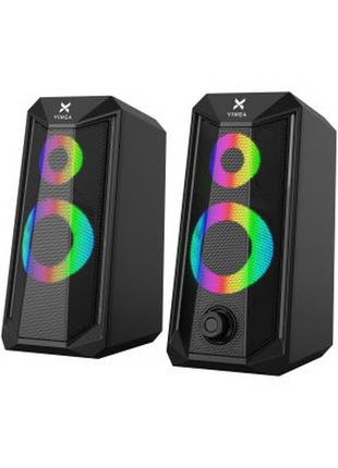 Акустическая система vinga sp-200 led usb black  гарантія!