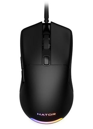 Мышка hator pulsar 2 usb black (htm-510)  гарантія!