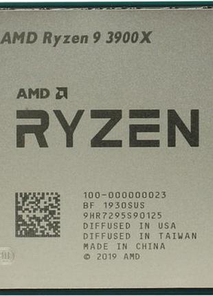 Процессор amd ryzen 9 3900x (100-000000023)  гарантія!