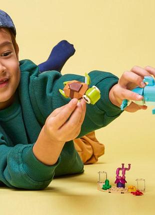 Конструктор lego creator дельфин и черепаха 137 деталей (31128)  гарантія! 5