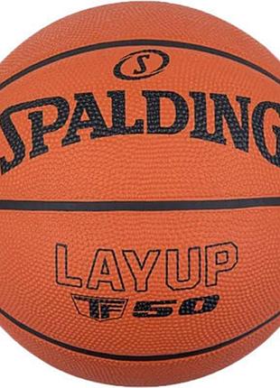 Мяч баскетбольный spalding layup tf-50 помаранчевий уні 7 84332z (689344403816)  гарантія!