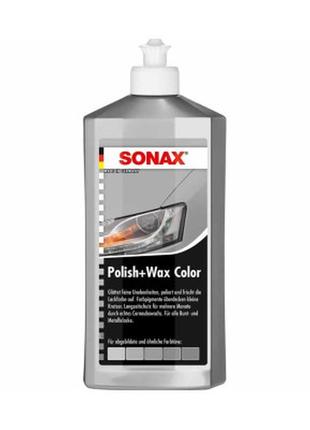 Автополироль sonax polish wax color nanopro 500мл (296300)  гарантія!