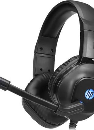 Наушники hp dhe-8002 gaming headset red led black (dhe-8002)  гарантія!