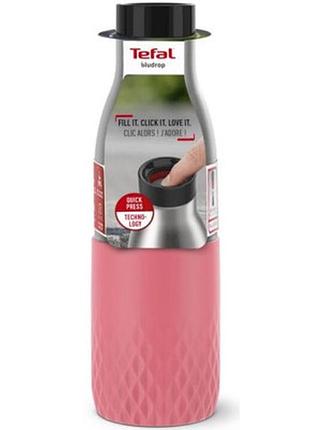 Термочашка tefal bludrop 500 мл рожева (n3110810)  гарантія!