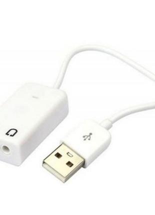 Звуковая плата dynamode usb 8(7.1) каналов 3d rtl (usb-sound7-white)  гарантія!