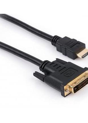 Кабель мультимедийный hdmi to dvi 24+1 3.0m vinga (vcphdmidvi3)  гарантія!