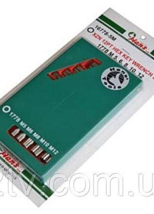 Набір зірочок12гран. 5 пред. spline (16778-5m) hans  гарантія!