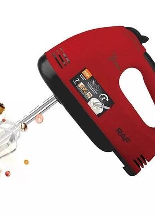 Миксер ручной domotec r.6633r, красный  гарантія!