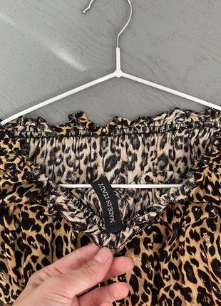 Леопардова сукня3 фото