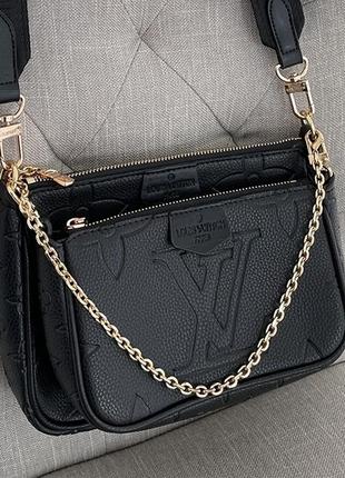 Louis vuitton pochete multi black 23 х 16 х 5 см