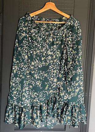 Юбка миди, юбка, юбка в цветы, длинная юбка