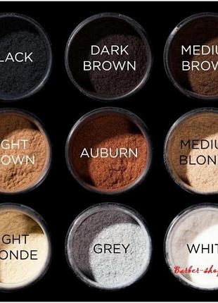 Кератиновая пудра для волос toppik для коррекции проблемных зон (залысин) шатен (medium brown)