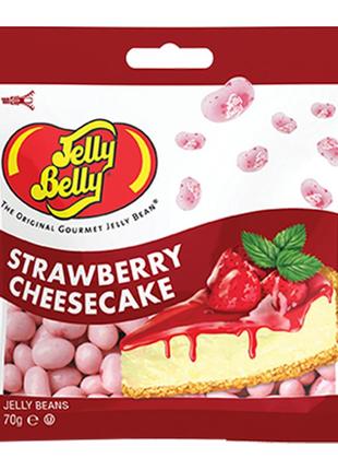 Жевательные бобы jelly belly strawberry cheesecake 70g