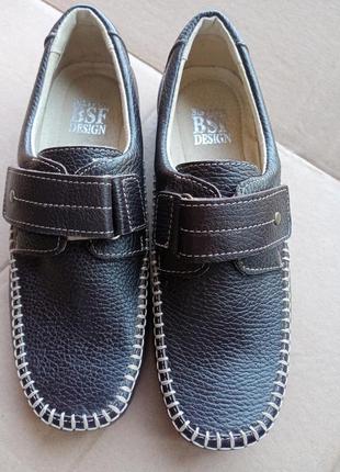 Туфлі шкіряні для хлопчика р.36