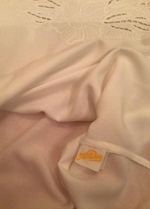 Шикарный базовый натуральный топ блузка майка zara.8 фото