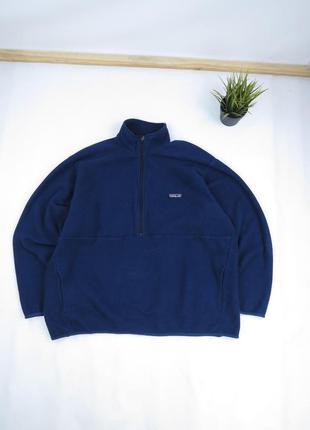 Флісова кофта patagonia vintage синя патагония